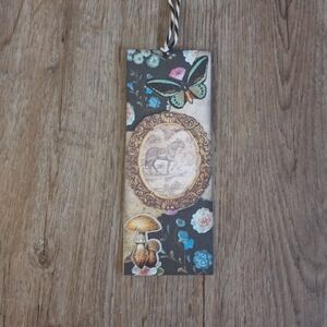 Floral and Butterfly Bookmark